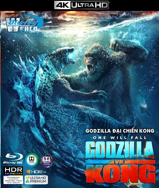 4KUHD-670. Godzilla vs Kong 2021 - Godzilla Đại Chiến Kong 4K-66G (TRUE- HD 7.1 DOLBY ATMOS - DOLBY VISION)